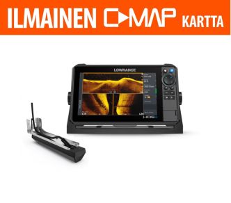 Lowrance HDS-9 PRO kaikuluotain/karttaplotteri ActiveImaging HD 3-in-1 anturilla