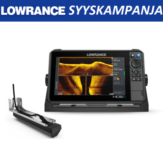 Lowrance HDS-9 PRO kaikuluotain/karttaplotteri ActiveImaging HD 3-in-1 anturilla