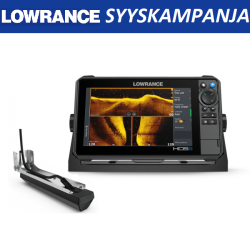 Lowrance HDS-9 PRO kaikuluotain/karttaplotteri ActiveImaging HD 3-in-1 anturilla