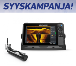 Lowrance HDS-9 PRO kaikuluotain/karttaplotteri ActiveImaging HD 3-in-1 anturilla