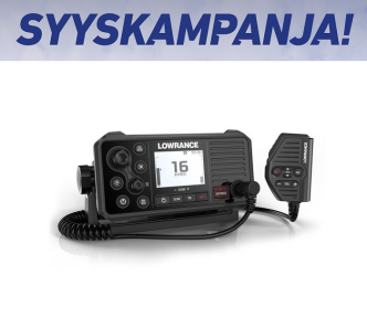 Lowrance LINK-9 VHF-radiopuhelin ja AIS-vastaanotin sisäisellä GPS:llä
