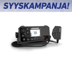 Lowrance LINK-9 VHF-radiopuhelin ja AIS-vastaanotin sisäisellä GPS:llä