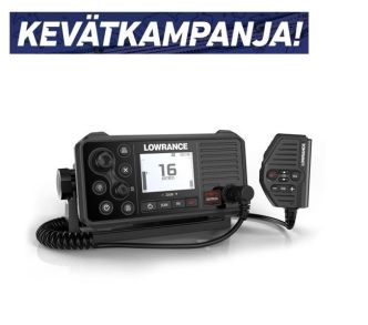 Lowrance LINK-9 VHF-radiopuhelin ja AIS-vastaanotin sisäisellä GPS:llä
