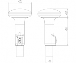 Lars Thrane LT-300 GNSS satelliittivastaanotin NMEA0183 ja NMEA 2000