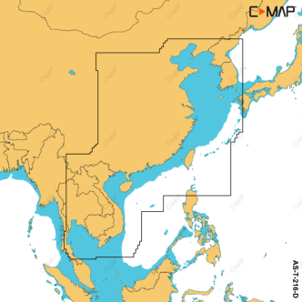 C-MAP Discover X China, Taiwan, Thai Gulf, Vietnam (M-AS-T-216-D-MS)