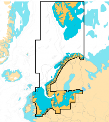 C-MAP DISCOVER X Northern & Central Europe Continental (M-EN-T-050-D-MS)