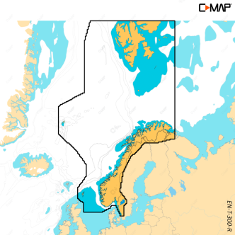 C-MAP Reveal X Norwegian Sea, North Sea and Skagerrak (M-EN-T-300-R-MS)