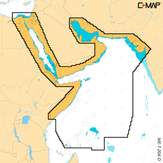 C-MAP Discover X Red Sea, Arabic Sea and Seychelles Is. (M-ME-T-204-D-MS)