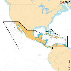 C-MAP Reveal X Central America and Caribbean (M-NA-T-205-R-MS)