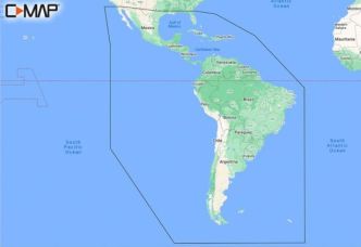 C-MAP Discover X South America & Caribbean (M-SA-Y038-MS)