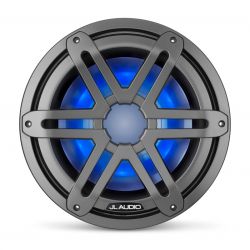 JL Audio 10" M3-10IB Subwoofer asemetallin värisellä Sport-ritilällä sekä LED-valaistuksella