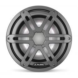 JL Audio 10" M3-10IB Subwoofer asemetallin värisellä Sport-ritilällä sekä LED-valaistuksella