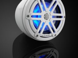 JL Audio 6.5" koteloitu M3-650VeX™ valkoinen kaiutinpari LED-valaistuksella