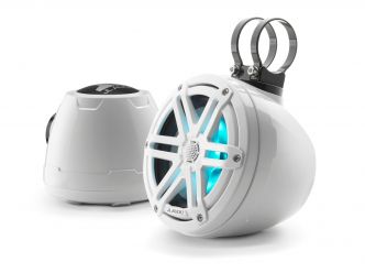 JL Audio 6.5" koteloitu M3-650VeX™ valkoinen kaiutinpari LED-valaistuksella