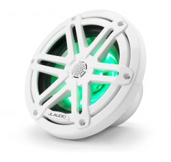 JL Audio 6.5" M3-650x kaiutinpari valkoisella Sport-ritilällä ja RGB LED-valolla