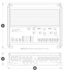 JL Audio M400/4 venevahvistin, 4-kanavainen 400 W