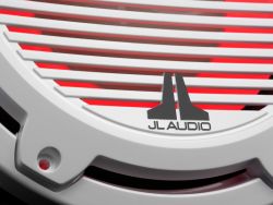 JL Audio 10" M6-10IB Subwoofer valkoisella Classic-ritilällä sekä LED-valaistuksella