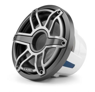 JL Audio 10" M6-10W Subwoofer titaaninvärisellä Sport-ritilällä ja aseharmaalla rungolla