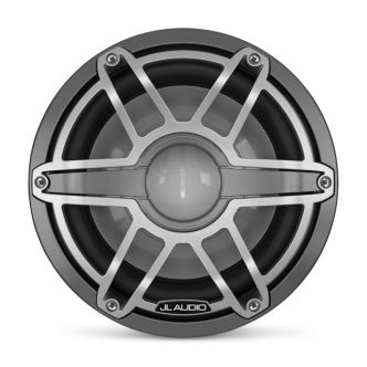 JL Audio 10" M6-10W Subwoofer titaaninvärisellä Sport-ritilällä ja aseharmaalla rungolla