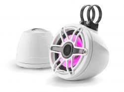 JL Audio 6.5" koteloitu M6-650VeX™ valkoinen kaiutinpari LED-valaistuksella
