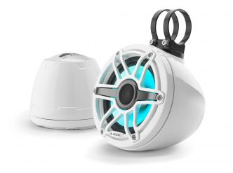 JL Audio 6.5" koteloitu M6-650VeX™ valkoinen kaiutinpari LED-valaistuksella