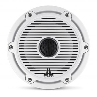 JL Audio 6.5" M6-650x kaiutinpari valkoisella Classic-ritilällä ja rungolla