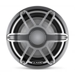 JL Audio 8" M6-8IB Subwoofer titaaninvärisellä Sport-ritilällä ja aseharmaalla rungolla