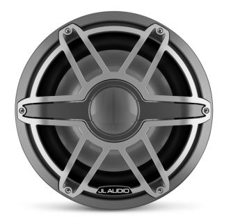 JL Audio 12" M7-12IB Subwoofer titaaninvärisellä Sport-ritilällä ja aseharmaalla rungolla