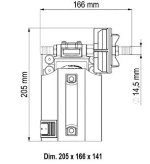 Marco Hammasrataspumppu DIESEL-KIT UP3-CK 12V