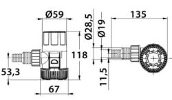 Marco Pilssipumppu takaiskuventtiilillä UP501 12V 32 l/min