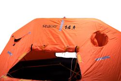 Seago SeaMaster Plus 14 hengen ISO 9650-1 TYPE 1 pelastuslautta kotelomalli