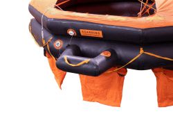 Seago SeaMaster Plus 14 hengen ISO 9650-1 TYPE 1 pelastuslautta kotelomalli