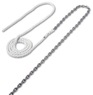 Vetus 50m 8mm/14mm ketju-köysipaketti