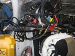 MaviMare GF150ET sisäperämoottorin hydrauliohjaus