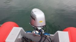 MaviMare GF90BT perämoottorin hydrauliohjaus