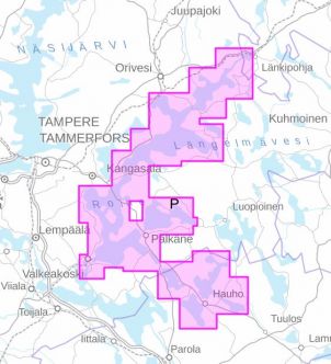 Veneilykarttasarja P Valkeakoski - Längelmäki - Hauho 2014