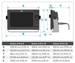 Raymarine AXIOM 2 PRO 16 S HybridTouch monitoiminäyttö