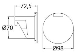SUIHKULETKU LÄPIVIENNILLÄ 2,5M, VALKOINEN