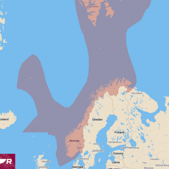 Raymarine LightHouse kartta, Norja