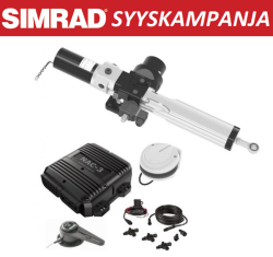 Simrad/B&G NAC-3 Core Pack autopilotti paketti lineaarisella työyksiköllä 350 kg
