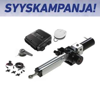 Simrad/B&G NAC-3 Core Pack autopilotti paketti lineaarisella työyksiköllä 700 kg 13 sekuntia