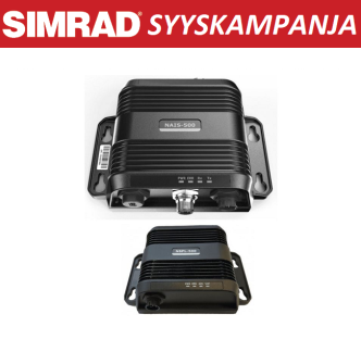 Simrad/B&G/Lowrance NAIS-500 B-luokan AIS-järjestelmä NSPL-500 antennisplitterillä