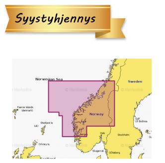 Navionics+ EU052R Norway, Sognefjord - Svefjorden Micro-SD/SD-kortilla