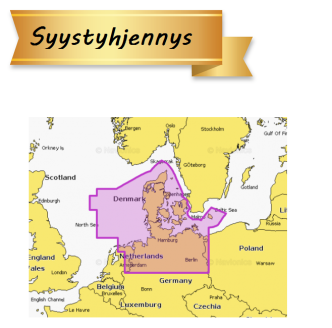 Navionics+ EU077R Denmark & Germany North Micro-SD/SD-kortilla