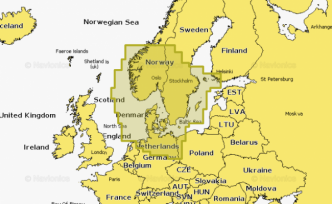 Navionics Platinum+ NPEU645L Scandinavian South & Germany North Micro-SD/SD-kortilla