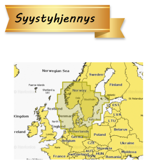 Navionics+ EU645L Scandinavian South & Germany North Micro-SD/SD-kortilla