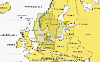 Navionics+ EU645L Scandinavian South & Germany North Micro-SD/SD-kortilla