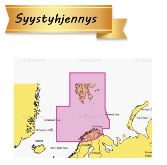 Navionics Platinum+ NPEU054R Norway, Vestfjorden to Svalbard Micro-SD/SD-kortilla