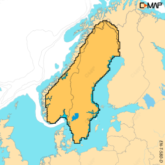 C-MAP Discover X Norway and Sweden inland (M-EN-T-580-D-MS)