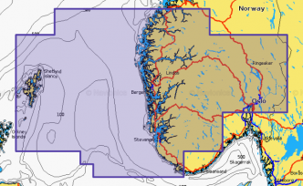 Navionics Platinum+ NPEU051R Norway, Lista to Sognefjord Micro-SD/SD-kortilla